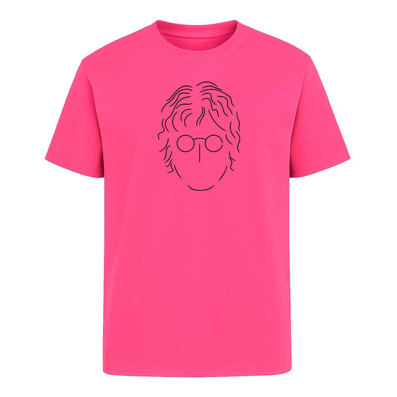 Playera John Lennon Beatles Minimal Lentes Redondos Unisex