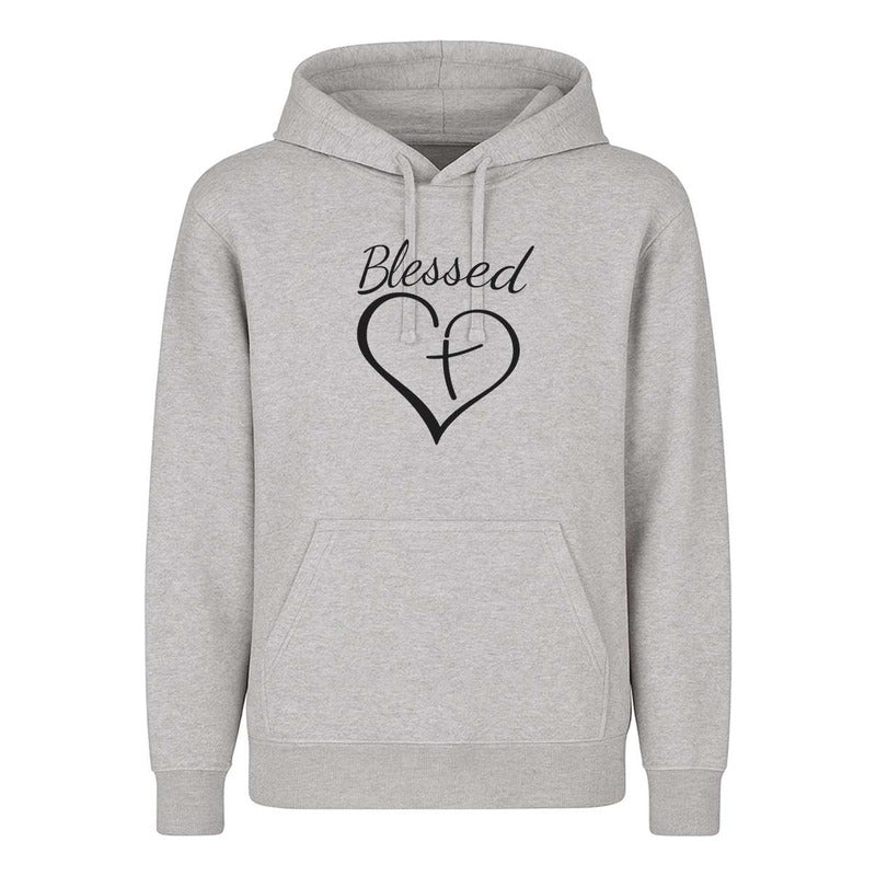 Sudadera Blessed Corazón Con Cruz Fe Y Devoción Infantil