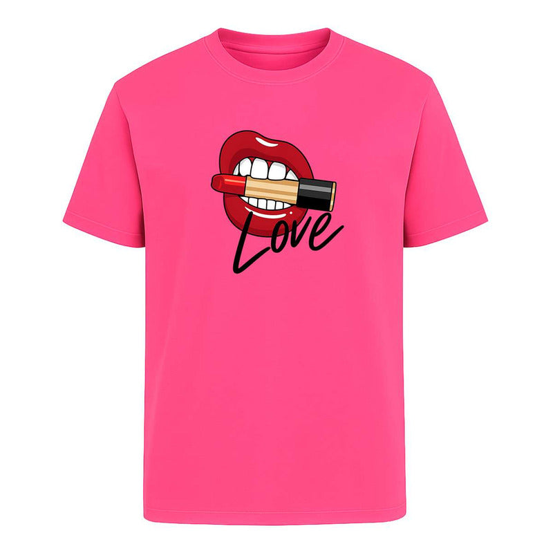 Playera "Love Labios Con Lipstick" - Infantil