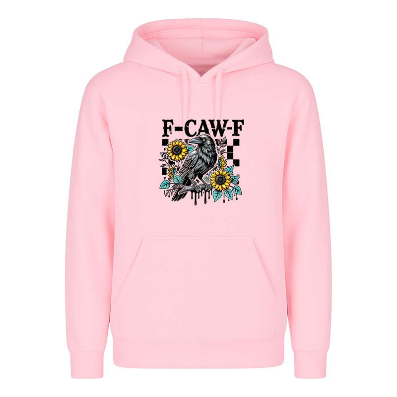 Sudadera F-caw-f Cuervo Humor Negro Broma Divertida Unisex