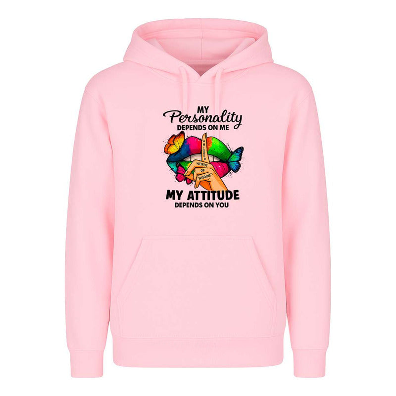Sudadera My Personality My Attitude Sarcasmo Broma Unisex