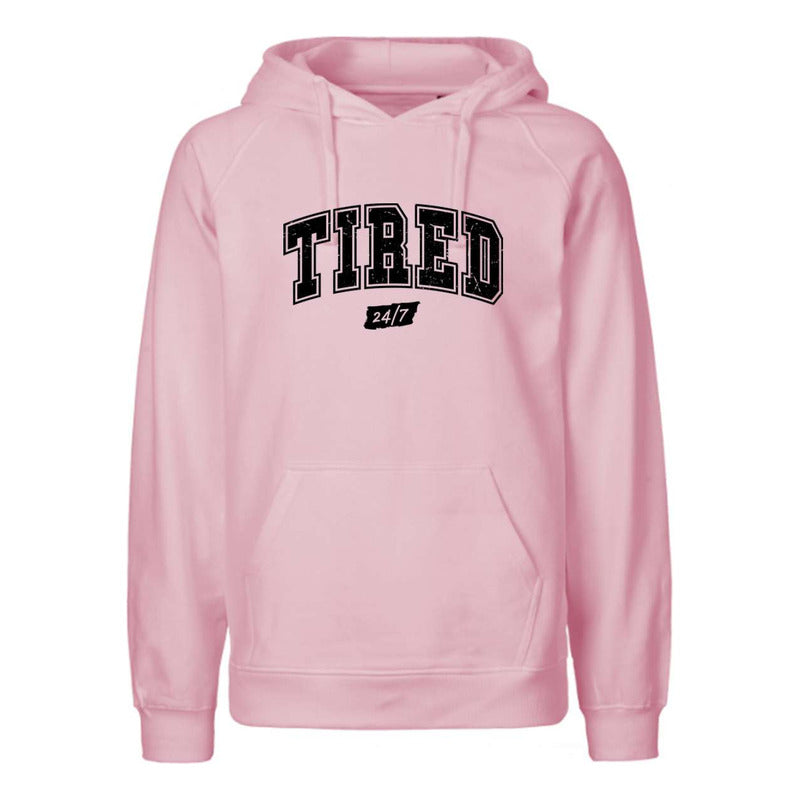 Sudadera Tired 24/7 Frase Cansado Siempre Unisex Casual