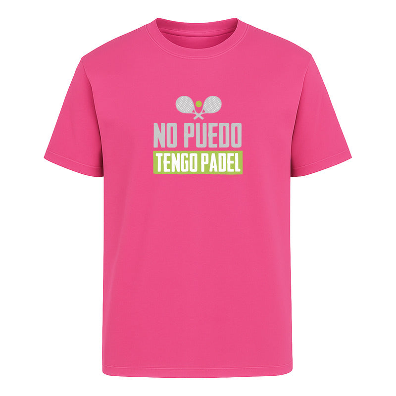 Playera No Puedo Tengo Pádel Infantil Frase Divertida