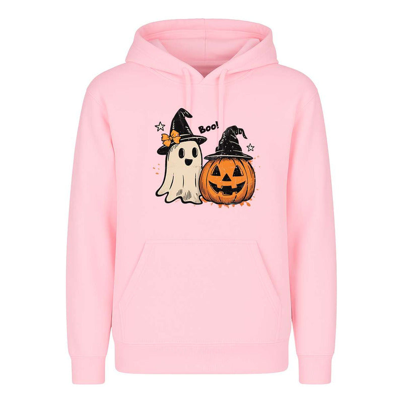 Sudadera Fantasma Y Calabaza Boo Halloween Divertida Fiesta