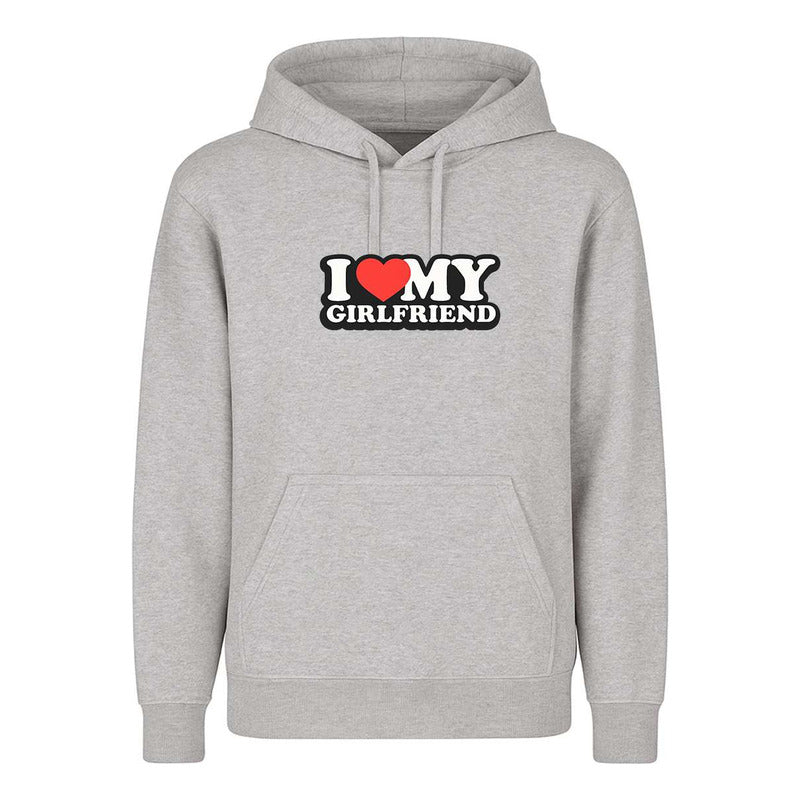 Sudadera I Love My Girlfriend Amor Pareja Regalo Infantil