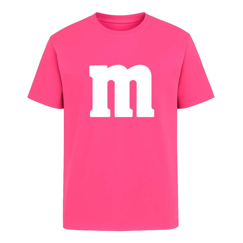 Playera infantil y juvenil de KreaLab con diseño divertido de M&M, ideal para disfraces y uso casual.