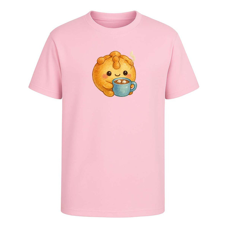 Playera Pan De Muerto Kawaii Con Chocolate Cute Unisex