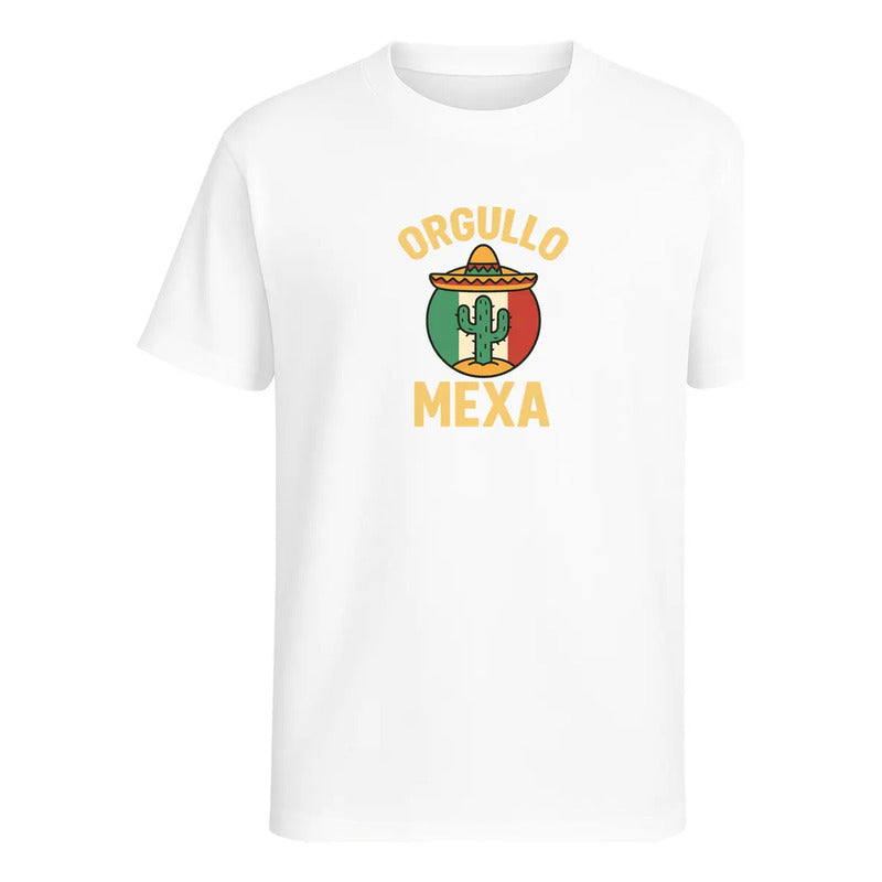 Playera Orgullo Mexa Diseño Mexicano Hombre Divertida