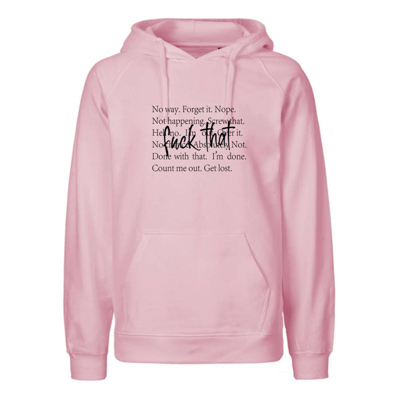 Sudadera Unisex Con Frase Sarcástica Estilo Not Today