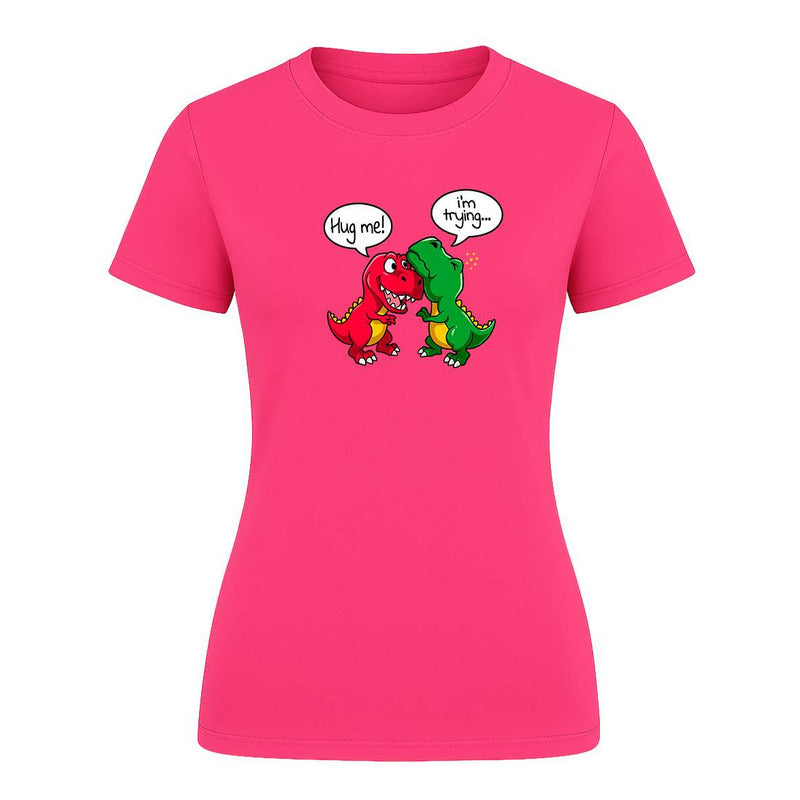 Playera "Dinosaurios Hug Me!" - Dama