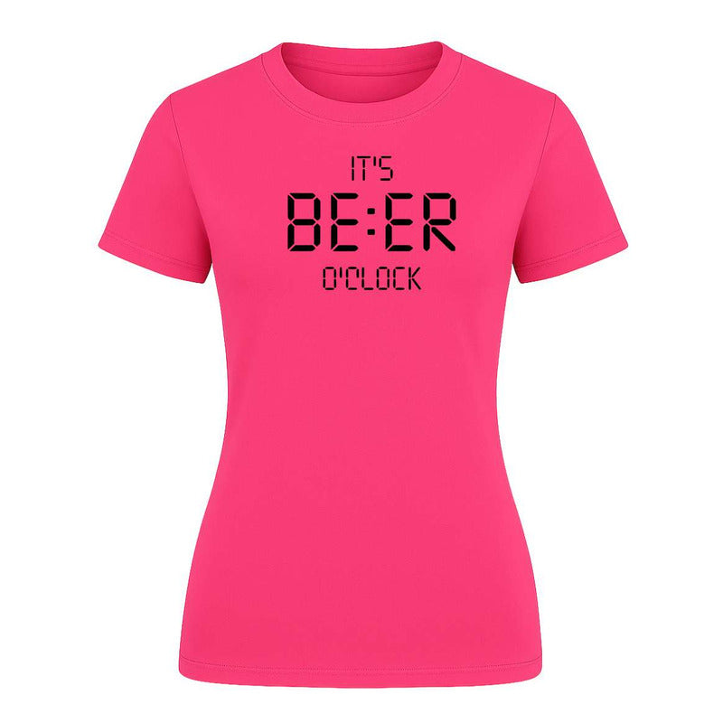 Playera "It's Beer O'clock" Cerveza - Dama