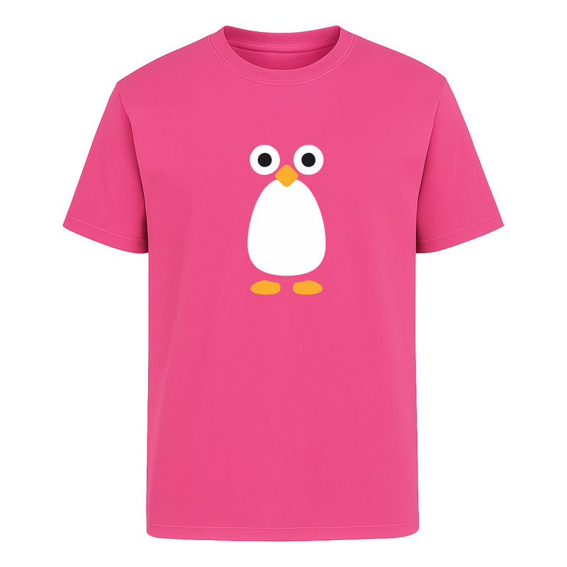 Playera Pingüino Unisex Diseño Minimalista Divertido Cute