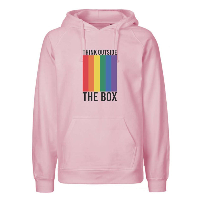 Sudadera Lgbt+ Piensa Fuera De La Caja Orgullo Gay Unisex