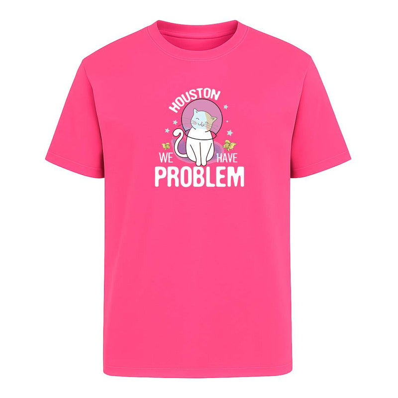 Playera "Houston We Have A Problem" Gato - Infantil