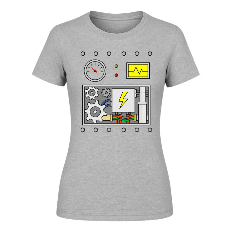 Playera "Disfraz de Robot" Panel Mecánico - Dama