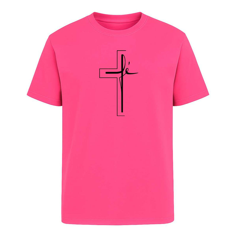 Playera Cruz Fe Minimalista Cristiana Devoción Unisex