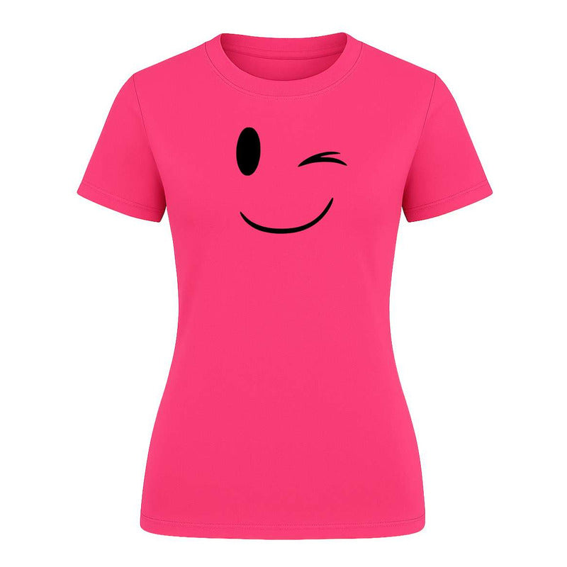 Playera "Emoji Guiñando Ojo" - Dama