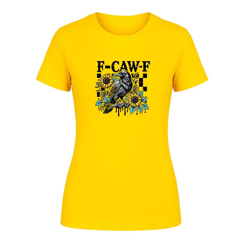 Playera "F-caw-f" Cuervo - Dama