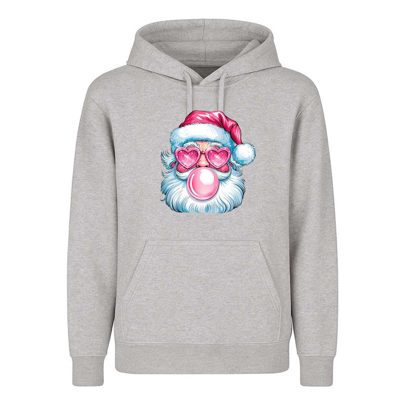 Sudadera Santa Cool Lentes Corazón Chicle Divertida Infantil