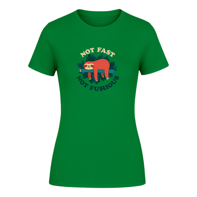 Playera "Not Fast Not Furious" Oso Perezoso - Dama