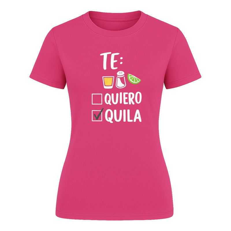 Playera "Tequila" Frase Humor - Dama