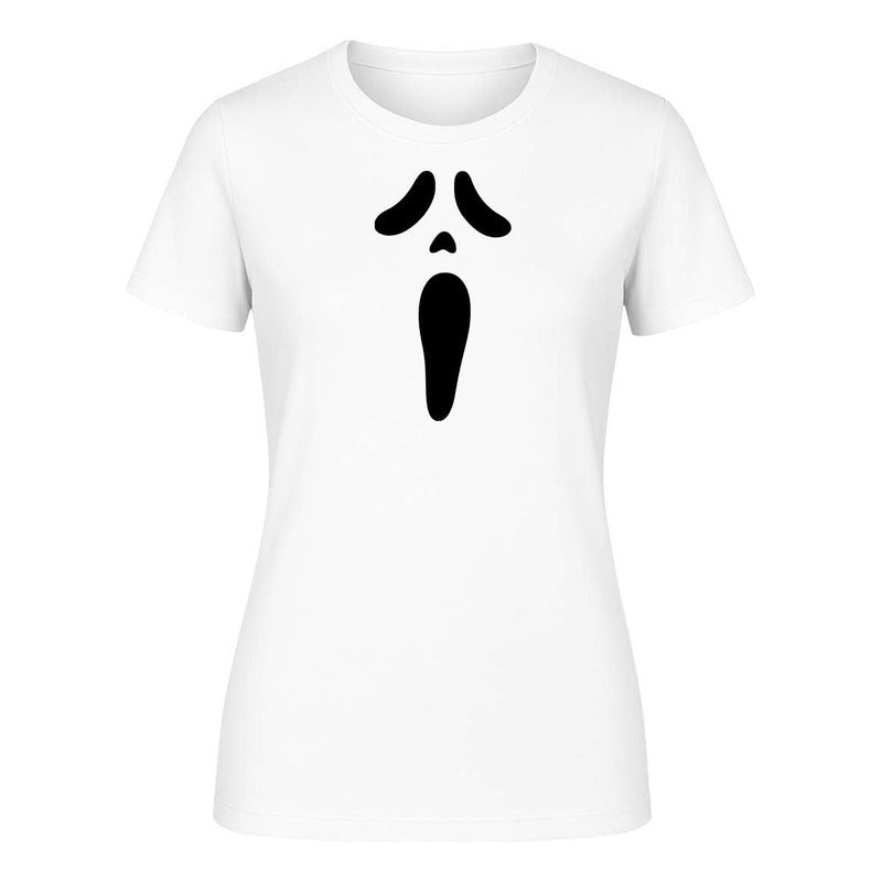 Playera "Scream" Máscara Minimalista - Dama