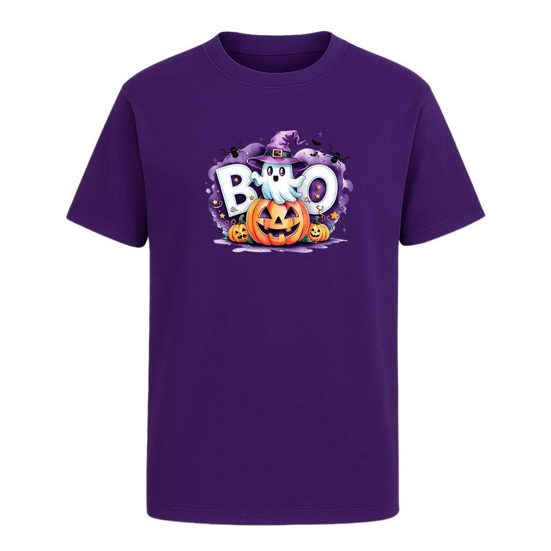 Playera Boo Fantasma Infantil Halloween Noche De Brujas