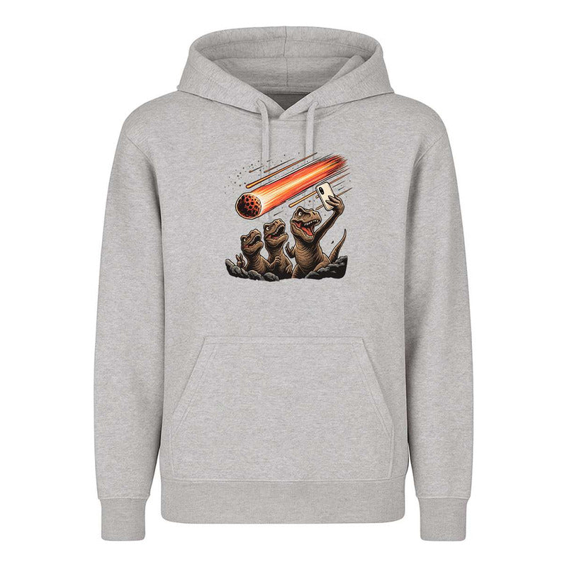 Sudadera Dinosaurios Selfie Meteorito Broma Humor Infantil