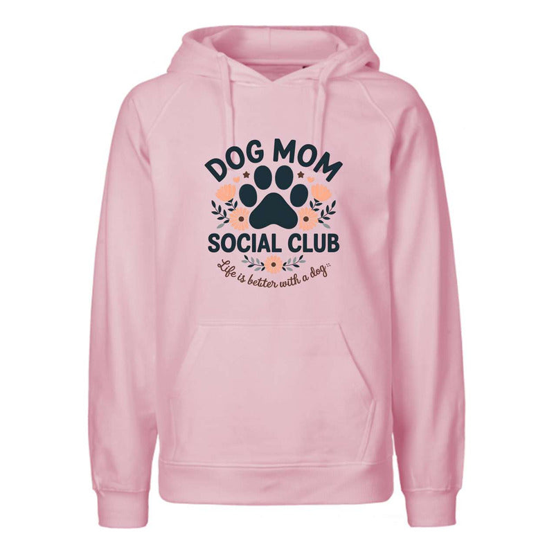 Sudadera Dog Mom Social Club Unisex Con Diseño Floral