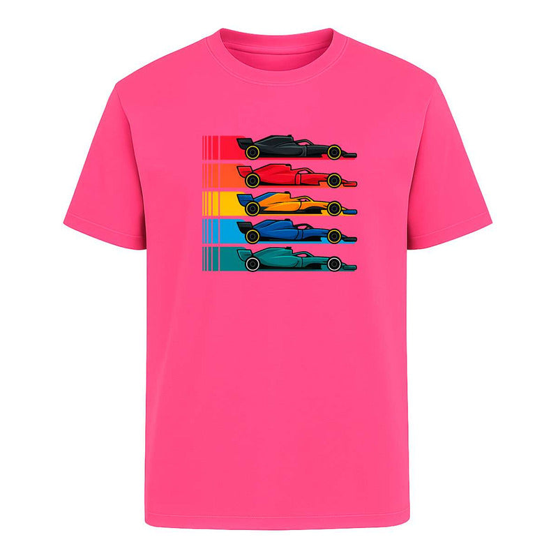 Playera Autos De Carrera Estilo Fórmula Fans Regalo Unisex