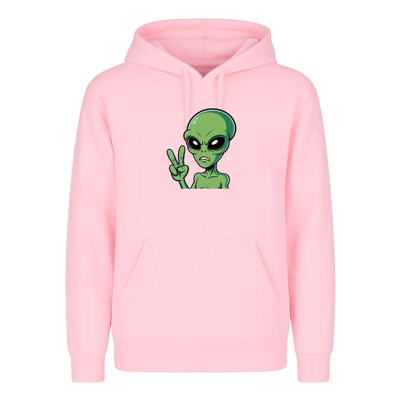 Sudadera Alien Señal De Paz Divertida Sci-fi Infantil