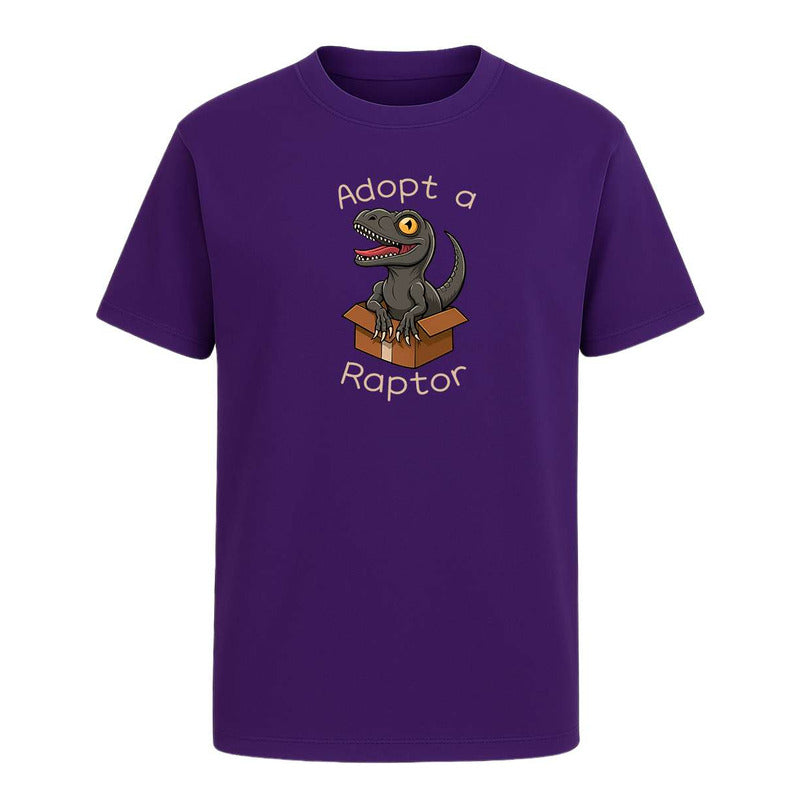 Playera Unisex Adopt A Raptor Divertida Dinosaurios Regalo