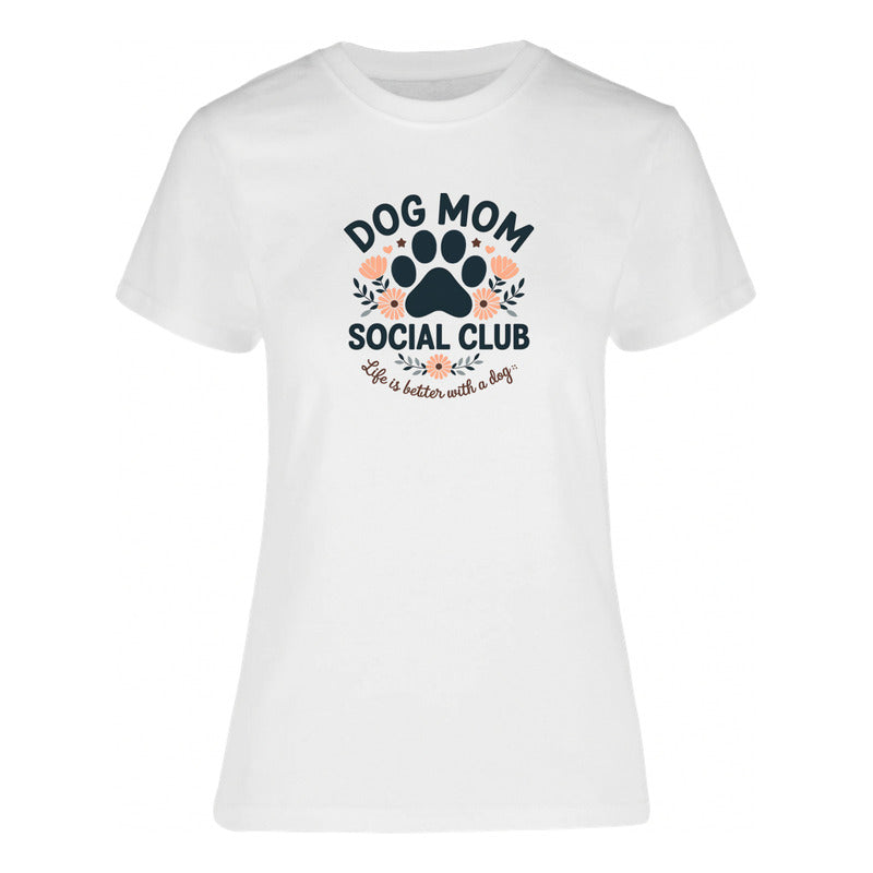 Playera "Dog Mom Social Club" - Dama
