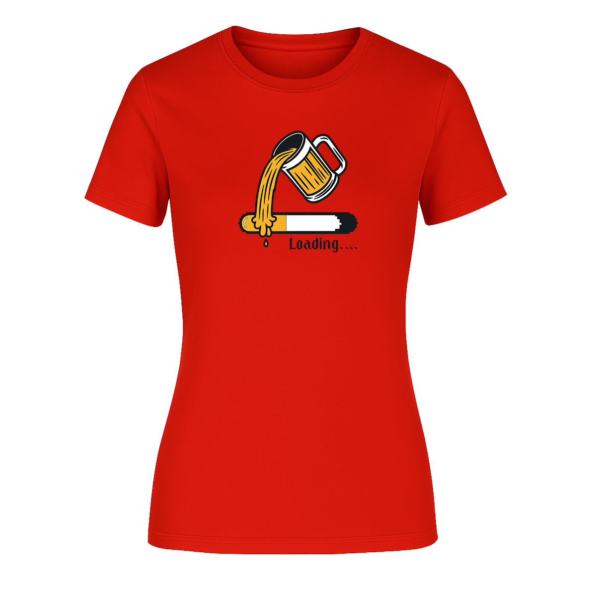 Playera "Cargando Cerveza" Humor - Dama