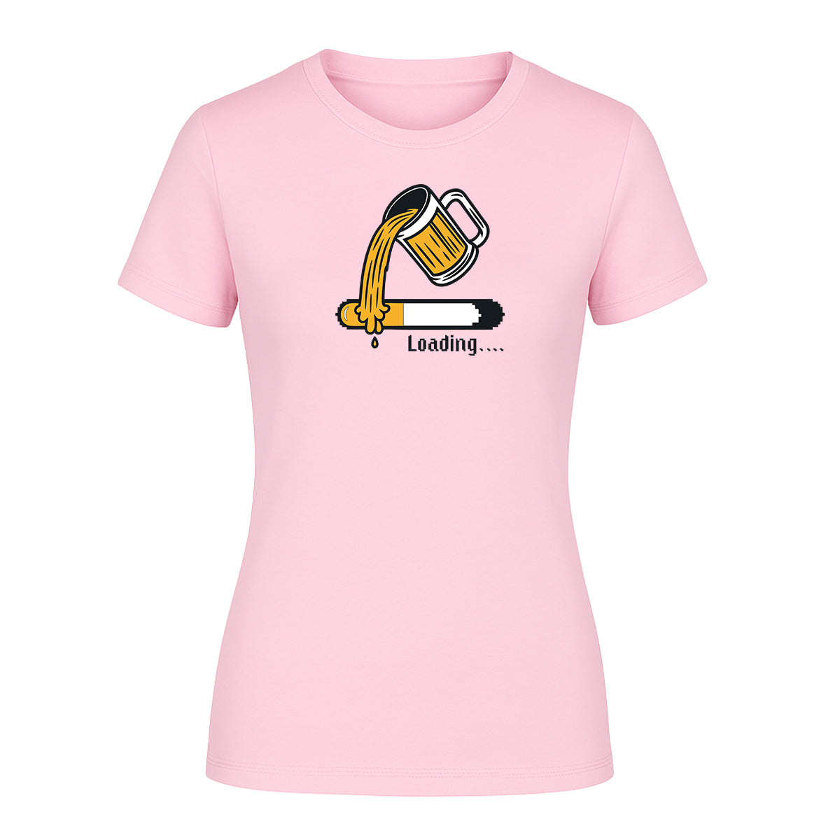 Playera "Cargando Cerveza" Humor - Dama