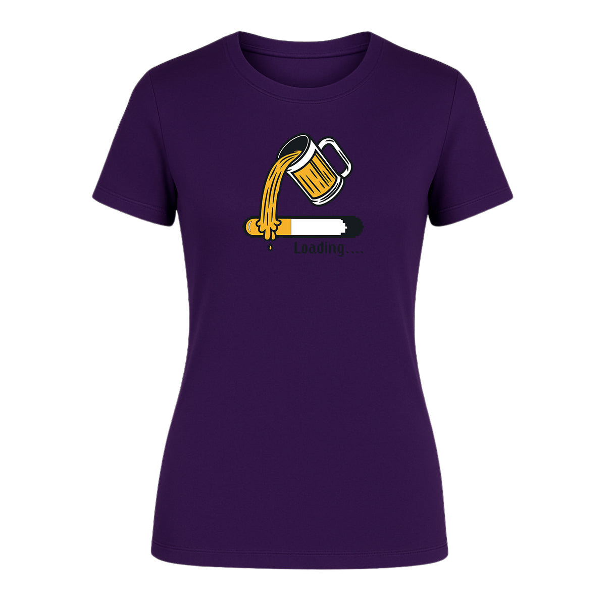 Playera "Cargando Cerveza" Humor - Dama