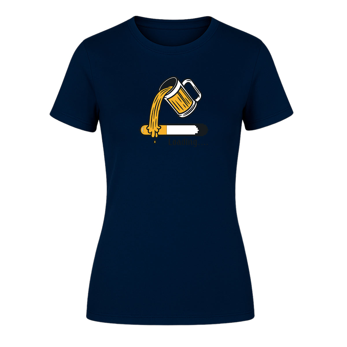 Playera "Cargando Cerveza" Humor - Dama