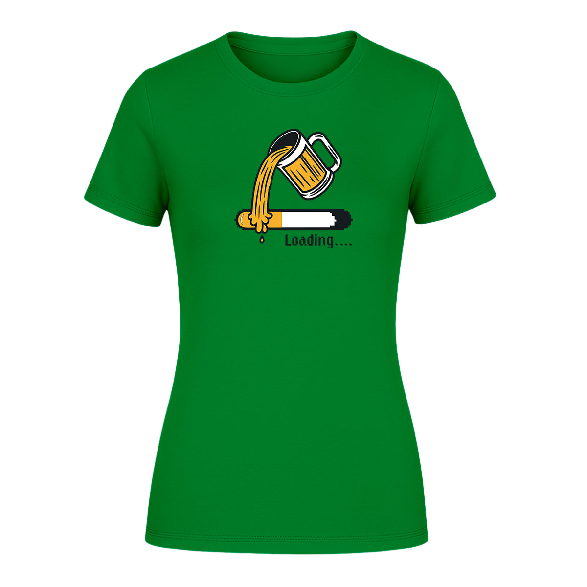 Playera "Cargando Cerveza" Humor - Dama