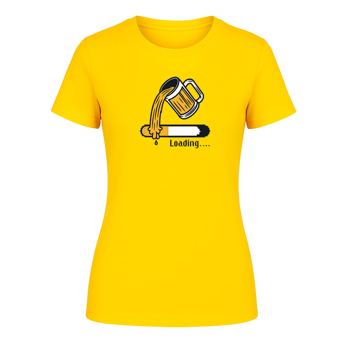 Playera "Cargando Cerveza" Humor - Dama
