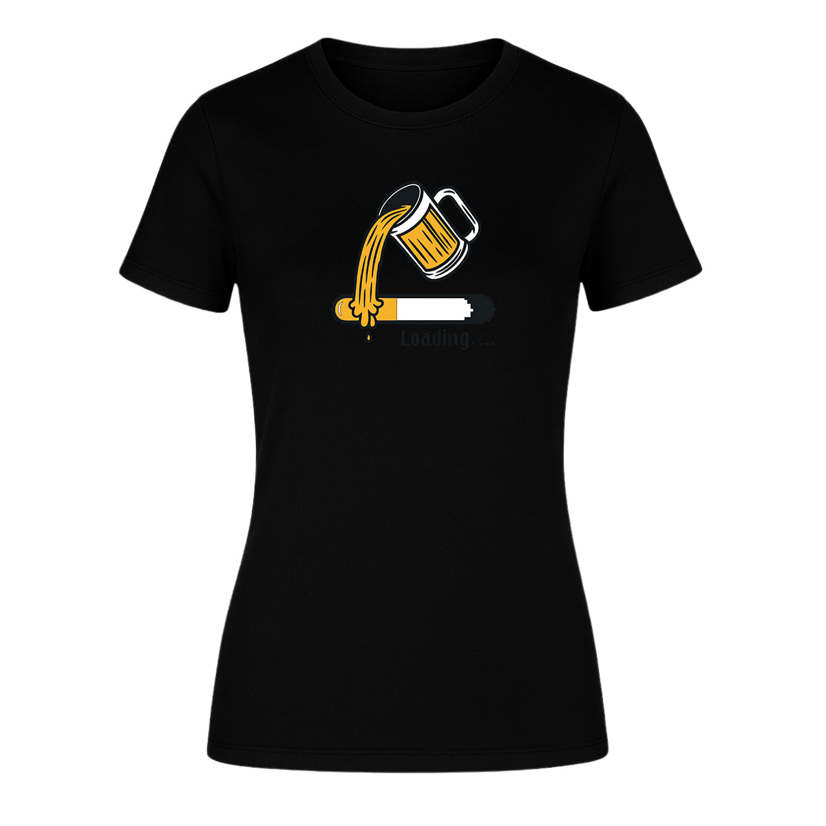 Playera "Cargando Cerveza" Humor - Dama