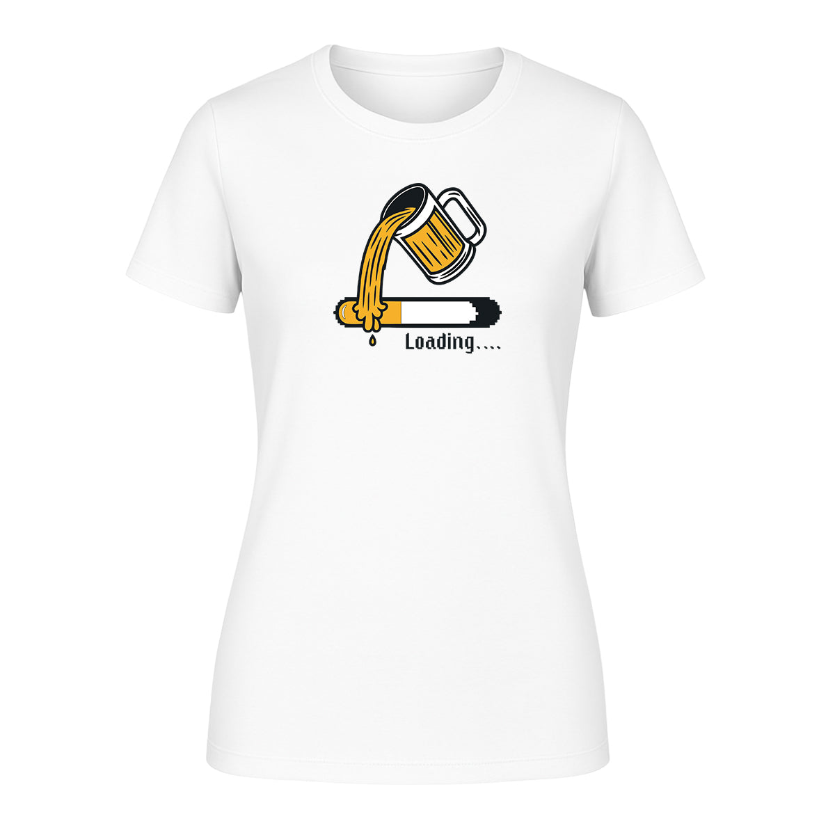 Playera "Cargando Cerveza" Humor - Dama