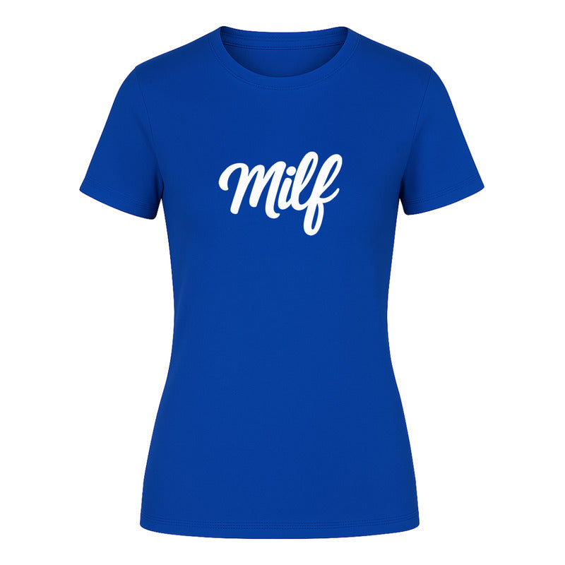Playera "Milf" Diseño Minimalista - Dama