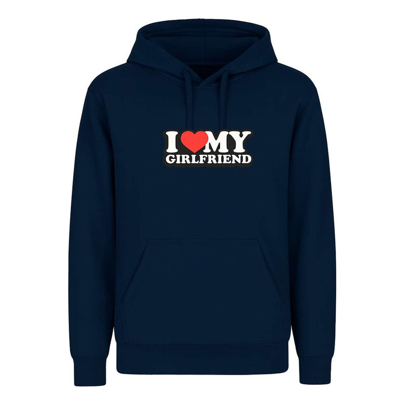 Sudadera I Love My Girlfriend Amor Pareja Regalo Unisex