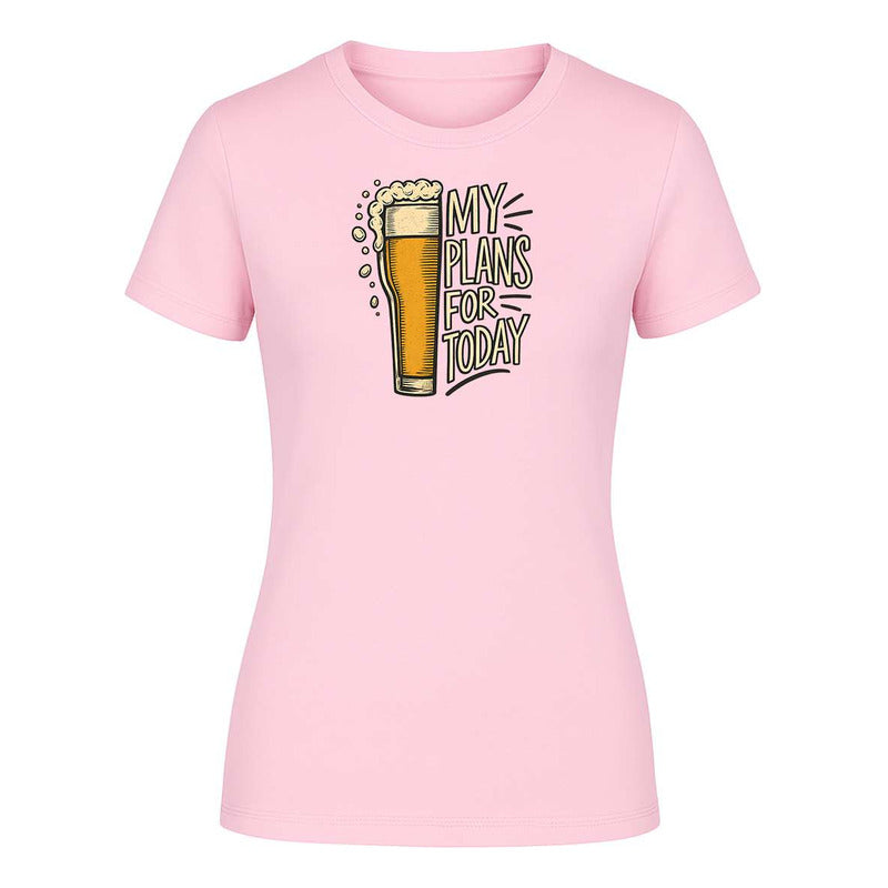 Playera "My Plans For Today" Cerveza - Dama