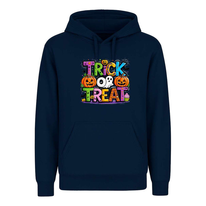 Sudadera Trick Or Treat Unisex Fantasma Calabazas Halloween