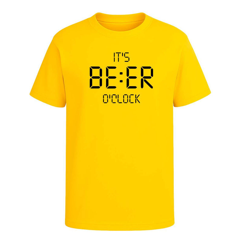 Playera Its Beer O'clock Cerveza Fiesta Broma Amigos Unisex