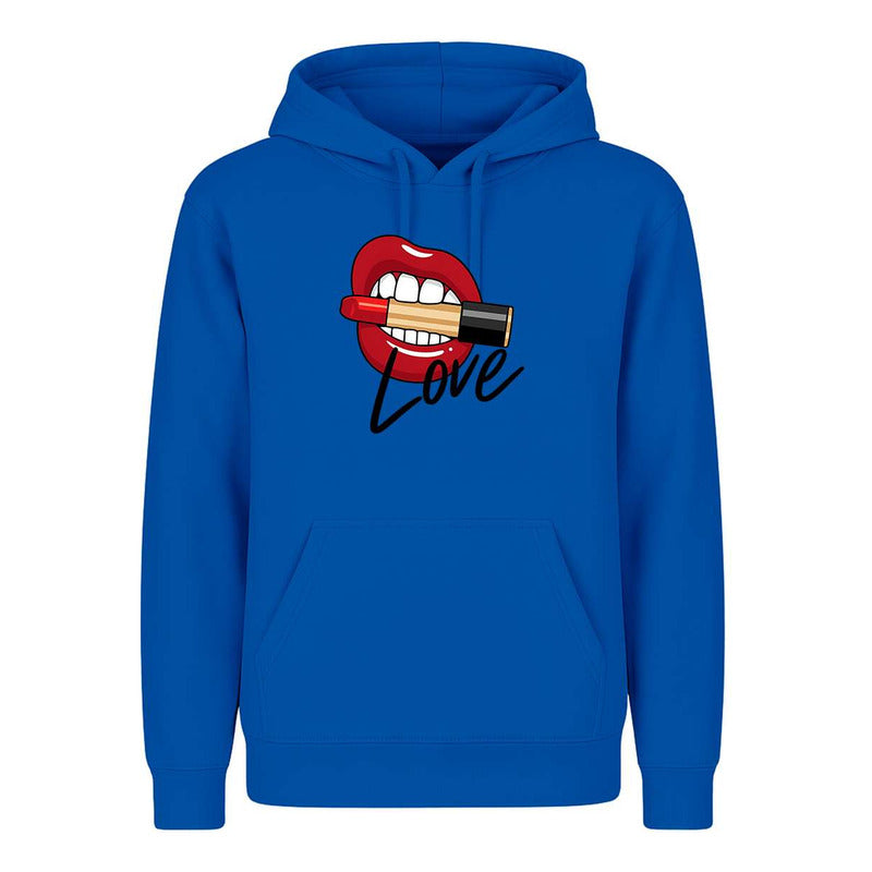 Sudadera Love Labios Con Lipstick Maquillaje Regalo Infantil
