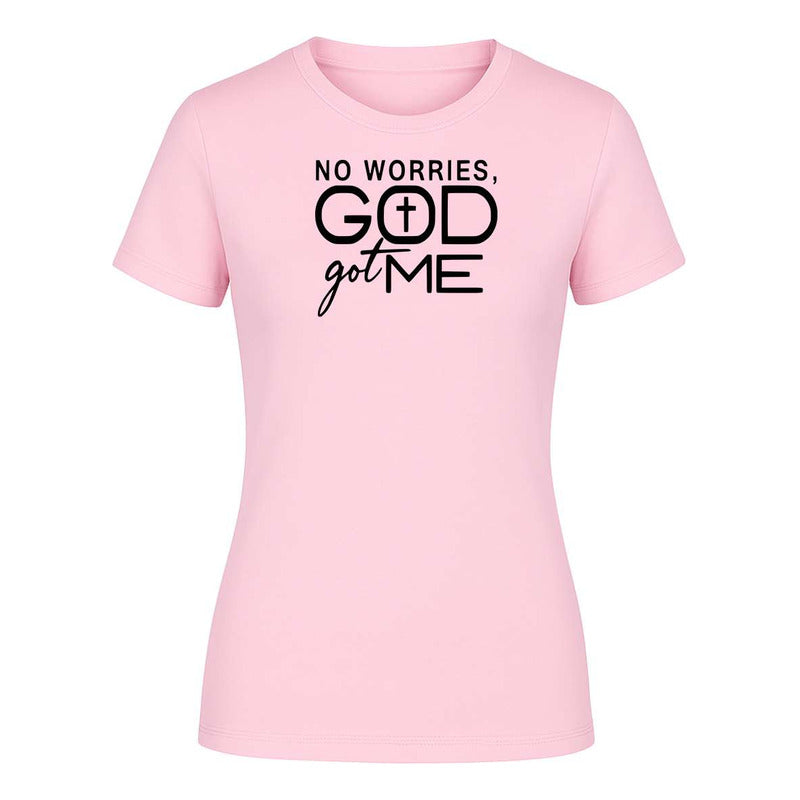 Playera "No Worries God Got Me" Cristiana - Dama