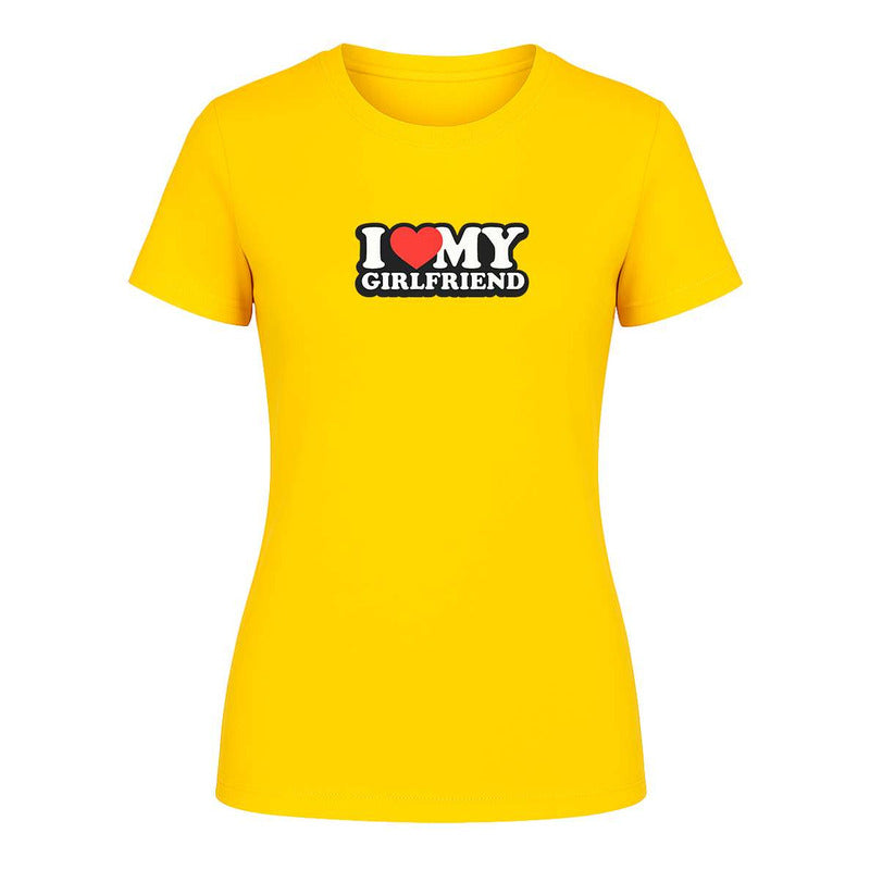 Playera "I Love My Girlfriend" - Dama