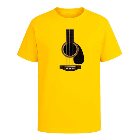 Playera Guitarra Acústica Minimalista Música Fans Unisex